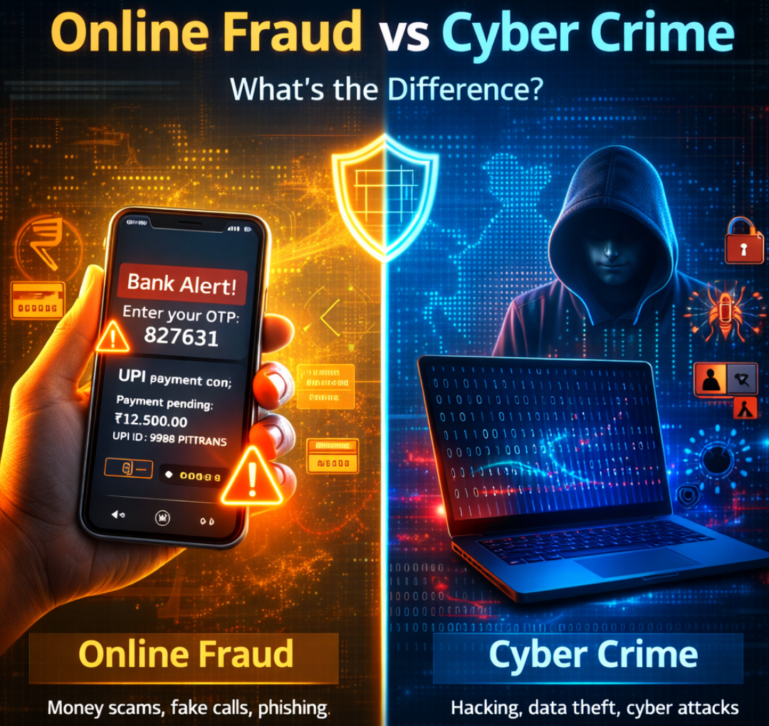 Online Fraud vs Cyber Crime