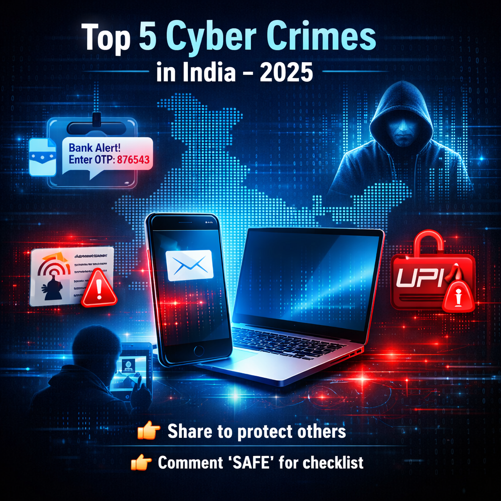 Top 5 Cyber Crimes in India
