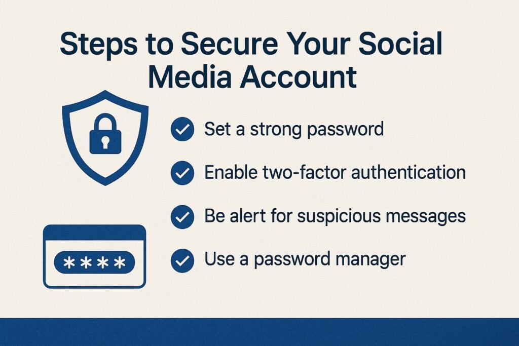 How to secure your social media account steps