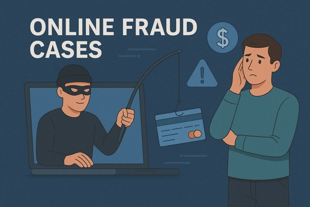 representing online fraud one as victim and one as criminal