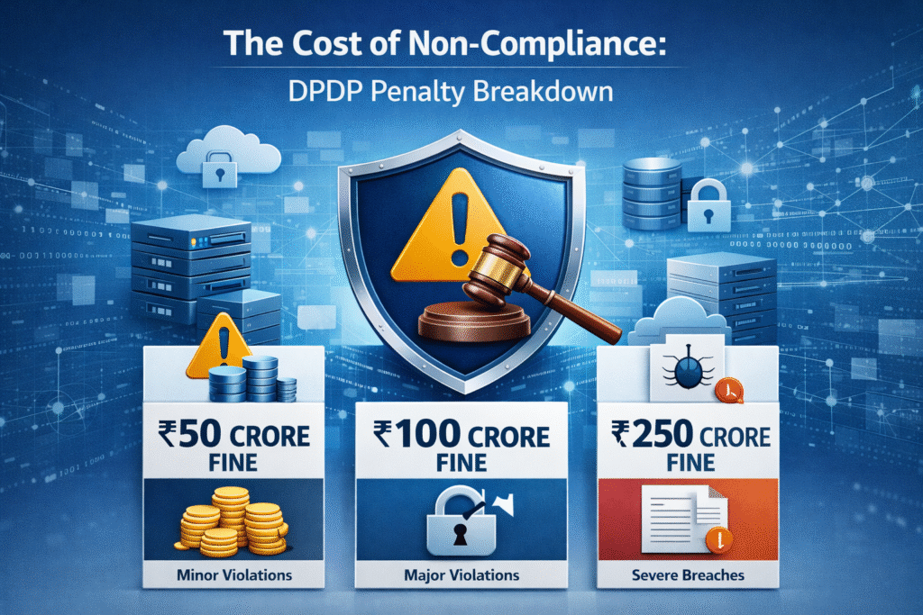 The Cost of Non-Compliance: A Breakdown of the DPDP Penalty Structure