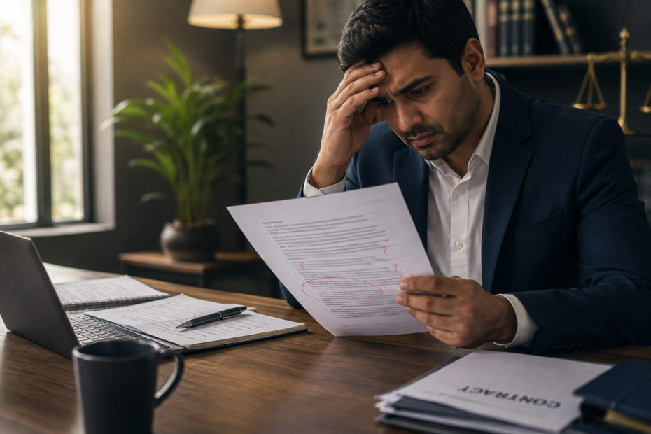 Contract Drafting Mistakes Small Businesses Make in India (And What They Cost You Later)