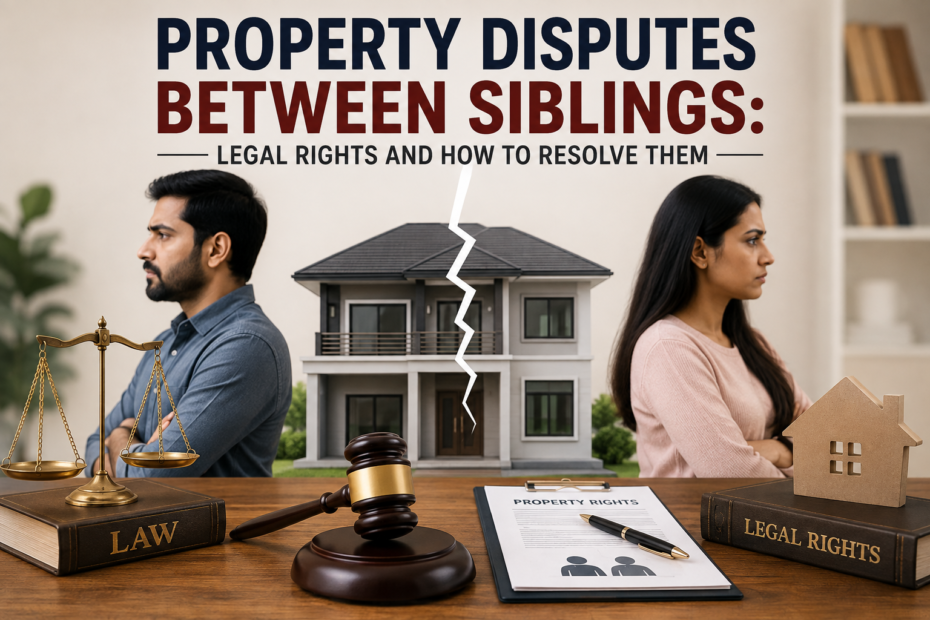 Property Disputes Between Siblings Legal Rights and How to Resolve Them