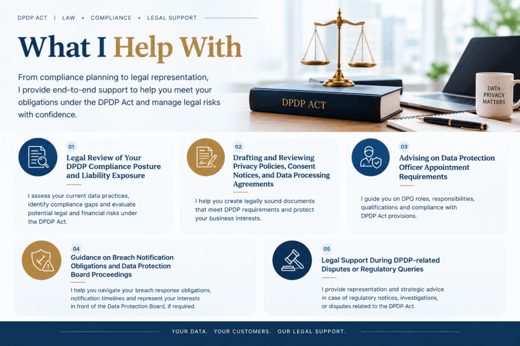 DPDP Act compliance and legal services offered by Nitin Digital in Gurgaon